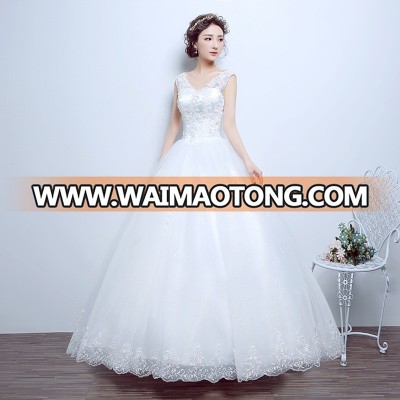 ZH0847L New design floor length Bridal Gown white cocktail Dress for bridal