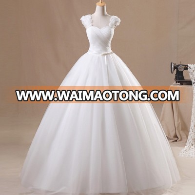 ZH1032B High quality hot sale Puffy Bridal princess Ball Gown woman Wedding Dresses